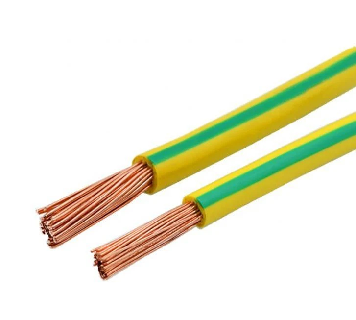 Green And Yellow Single Core Earth Cable